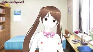 Moaning And Masturbating With You, squirting and cumming 3 times... (Lewd VTuber, ASMR JOI) - 5 image