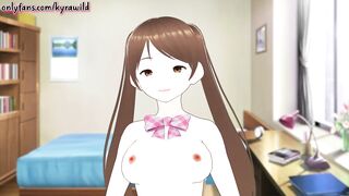 Moaning And Masturbating With You, squirting and cumming 3 times... (Lewd VTuber, ASMR JOI) - 7 image