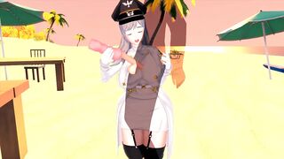 BIG TITS SOLDIERS PATROL THE SEA 3D HENTAI - 2 image