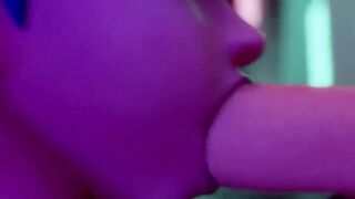 JINX SUCKING A HUGE COCK ANIMATION!! - 10 image