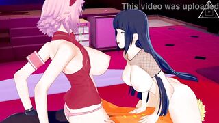 KOIKATSU naruto sakura hinata, have sex anime uncensored... Thereal3dstories - 5 image