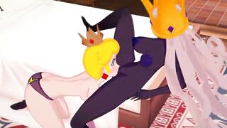 Super Mario Bros Lesbian - Shadow Peach and Shadow Queen - 9 image