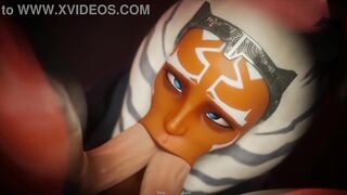 Ahsoka Gets Fucked Hard By Every Cock in the Galaxy Star Wars Porn - 7 image