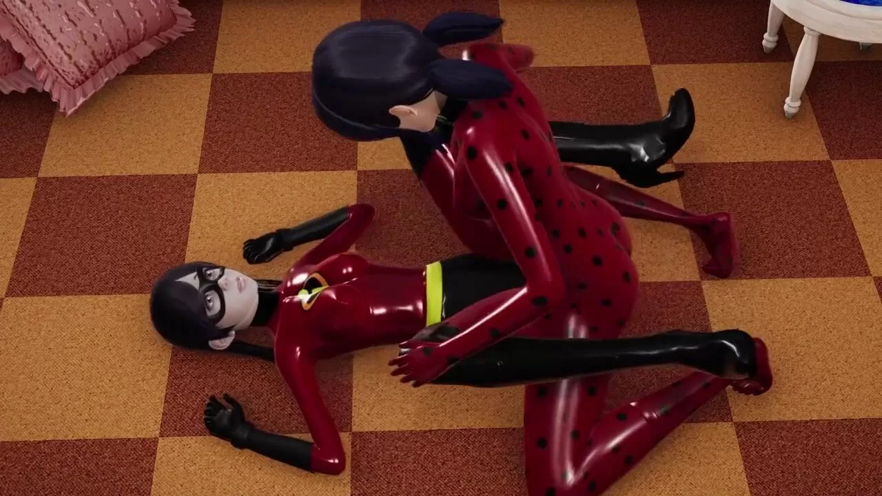 Futanari Marinette Ladybug fucks Violet the Incredibles watch online