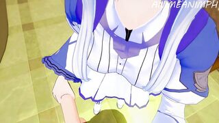 Fucking Misha Necron from The Misfit of Demon King Academy Until Creampie - Anime Hentai 3d - 2 image