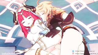 Aether have a nice day with Nilou's pussy - 4 image