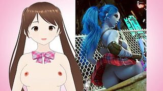 Try Not To Cum Challenge to Hentai Overwatch (Rule 34, Lewd VTuber) - 1 image