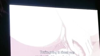 Cute hentai girl with purple hair and big ass and tits is fucked ch 1 - 6 image