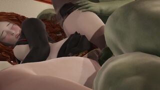 The Harry Potter Legacy Hermione Gets Fucked By An Orc Monster - 1 image