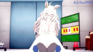 Biwa Hayahide and I have intense sex in the warehouse. - Uma Musume Pretty Derby Hentai - 8 image