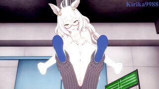 Biwa Hayahide and I have intense sex in the warehouse. - Uma Musume Pretty Derby Hentai - 9 image