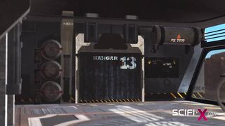 A sexy hot cuffed ebony gets fucked hard by a sex cyborg - 10 image