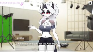 Loona Horny furry Helluva boss [Full Gallery hentai game] KISS MY CAMERA - 2 image