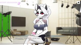 Loona Horny furry Helluva boss [Full Gallery hentai game] KISS MY CAMERA - 4 image