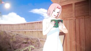 Sakura Haruno (Onsen) | Naruto | [Short video] - 3 image