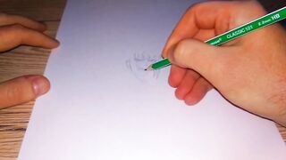 Naked Anime girl trains stretching - 3 image