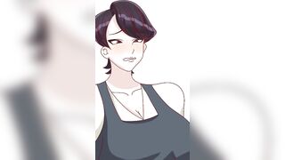 Komi's Milf Mom Bouncing Her Massive Ass and Tits to the Sad Cat Dance - 4 image