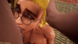 Blonde Piper fucked with the first client in the cave - Wild Life - 1 image