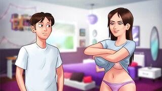 Summertime Saga - Stepsis gets fucked by a huge dick ( Jenny scenes part 1) - 7 image