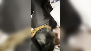 Cute Japanese beauties in rubber suits suck big cocks and cum repeatedly with toys in their pussies - 9 image