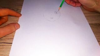 Hot anime tyan squeezed her huge boobs - 3 image