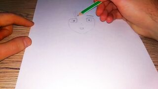 Hot anime tyan squeezed her huge boobs - 4 image