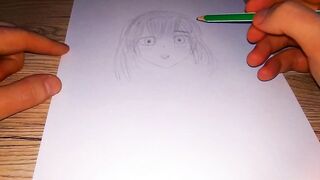 Hot anime tyan squeezed her huge boobs - 6 image