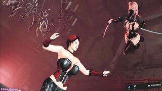 DEAD OR ALIVE honora Resident evil 2 fucked by huge ass of giant monster huge penis p4 - 4 image