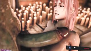 DEAD OR ALIVE honora Resident evil 2 fucked by huge ass of giant monster huge penis p4 - 8 image