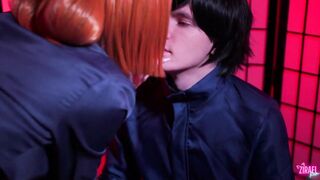 Kugisaki Nobara disturbes you from the lesson with her wet slutty pussy - CUT version - 3 image