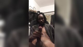 BBC Guy Masturbate and moan happy anding (should i made a Onlyfans?) Snapchat : Osho462 - 5 image