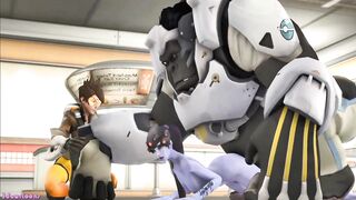 Overwatch windowmaker fucked by huge giant robot on spaceship - 10 image