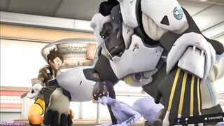 Overwatch windowmaker fucked by huge giant robot on spaceship - 3 image