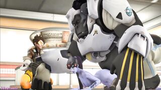 Overwatch windowmaker fucked by huge giant robot on spaceship - 4 image