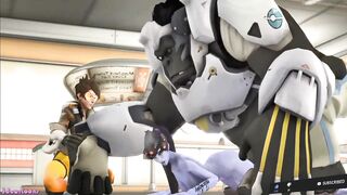 Overwatch windowmaker fucked by huge giant robot on spaceship - 7 image