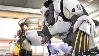 Overwatch windowmaker fucked by huge giant robot on spaceship - 9 image