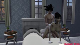 Milk step Mother and Wife Epi 2 Chichi Beautiful Wife is Fucked by her Next to her Husband Cuckold Fucked in the ass like a Bitch NTR Dragon Ball Porn - 7 image