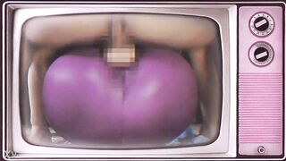 Hard fucking a Japanese with a big ass in a purple leotard - 4 image