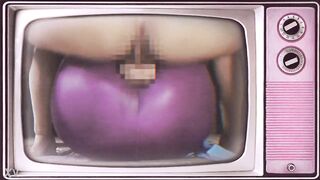 Hard fucking a Japanese with a big ass in a purple leotard - 6 image