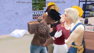 Rich Lady Deals With Construction Workers (Promo) | The Sims/ 3D Hentai - 6 image