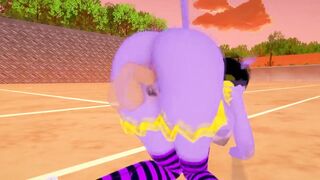 Undertale - Catty titjob, ass hump and sex - 10 image