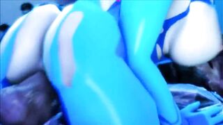 Samus Aran cumpilation - 4 image