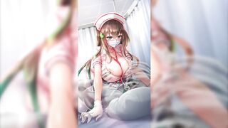 Hentai Uncensored Fingering Busty Nurse and Fuck Her - Camille Project QT Event - 2 image