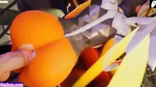 Tall hot girls massage and fuck huge penises to get lots of cum sprays | 3D Hentai Animations | P50 - 9 image