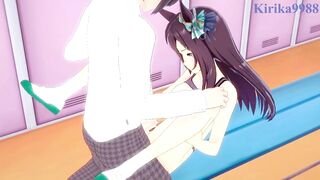 Mejiro Dober and I have intense sex in the locker room. - Uma Musume Pretty Derby Hentai - 9 image