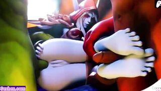 Lady Dimitrescu, Lara Croft and many other wet ladies want big cock cum | 3D Hentai Animations | P51 - 10 image