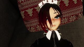 Santa's Lil Helper gets in heat and Breeds with Lusty Kitsune | A Christmas Special | VRChat ERP - 2 image