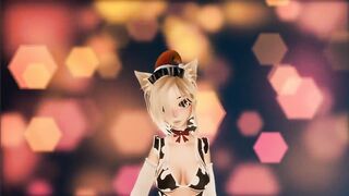 Santa's Lil Helper gets in heat and Breeds with Lusty Kitsune | A Christmas Special | VRChat ERP - 3 image