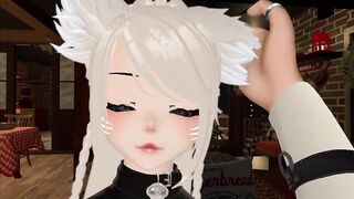 Santa's Lil Helper gets in heat and Breeds with Lusty Kitsune | A Christmas Special | VRChat ERP - 5 image