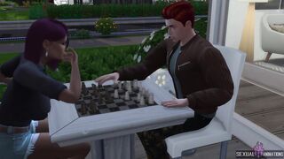 Stepsister Loses bet With me and Bets to Fuck me - Sexual Hot Animations - 3 image